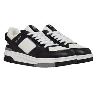 Mallet Womens/Ladies Compton Leather Sneakers / Black